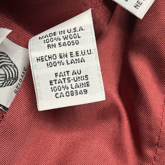 Rena Rowan Petite Womens Wool Blend Houndstooth Blazer Jacket Sz 6P Made In USA - Picture 3 of 9